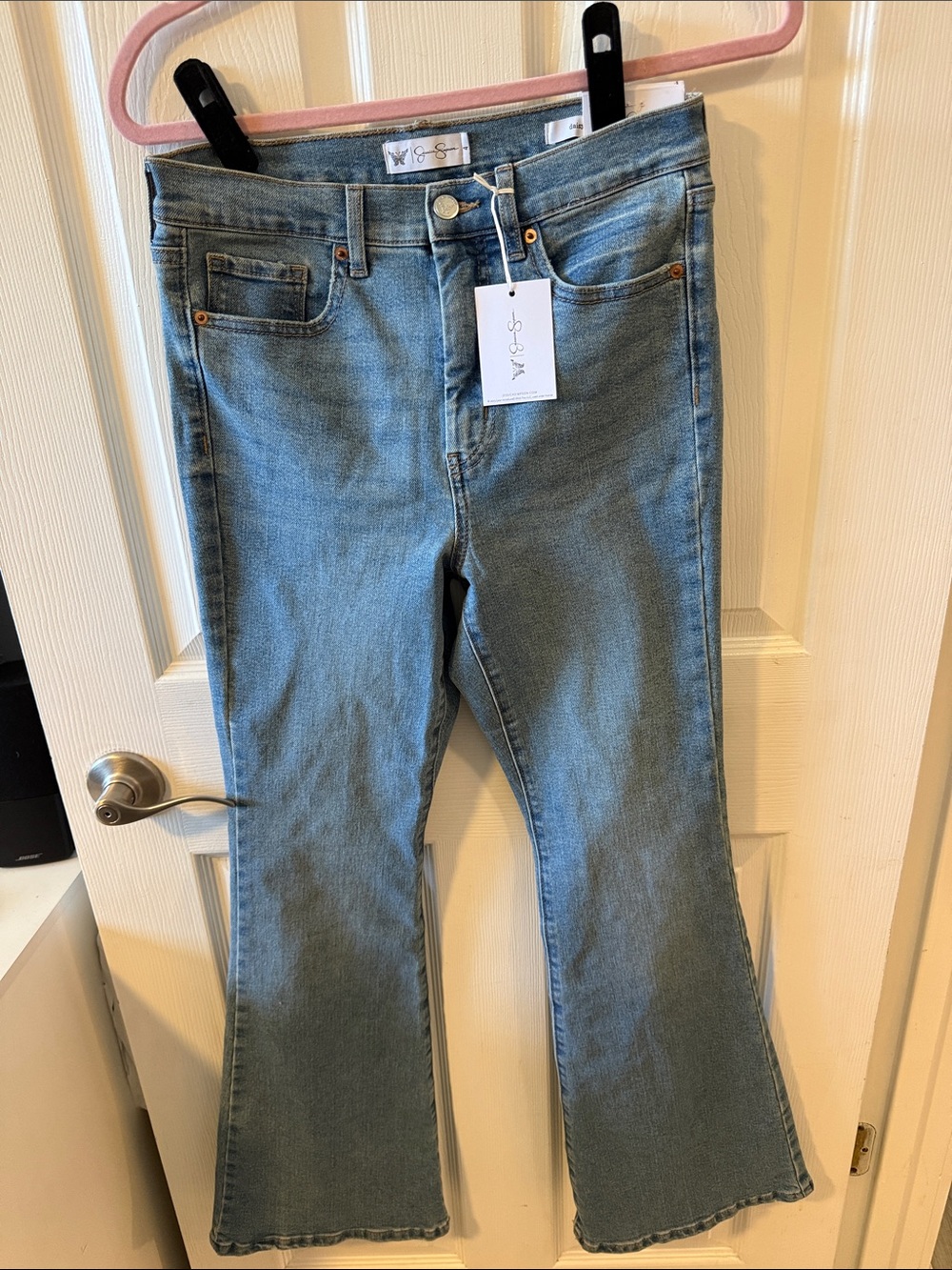 NWT ~ Jessica Simpson Light Wash Daisy Flare Jeans